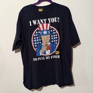“I Want You” Beavis and Butt-Head Uncle Sam Vintage Tee